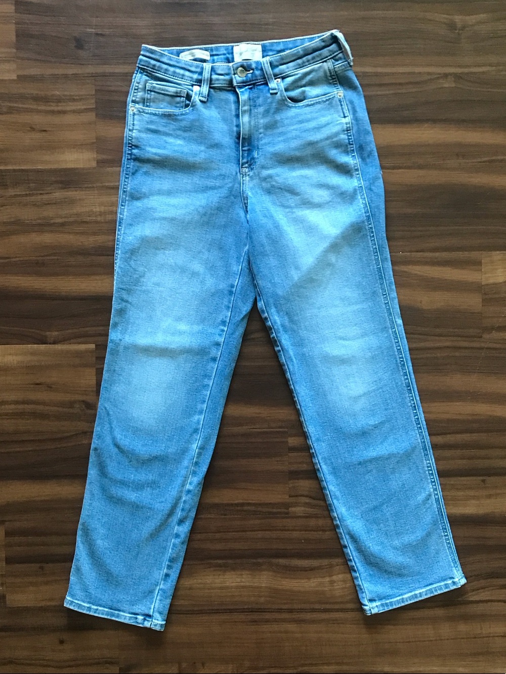 Target Universal Thread Light Blue Cotton High Rise Everyday Straight Leg Jeans